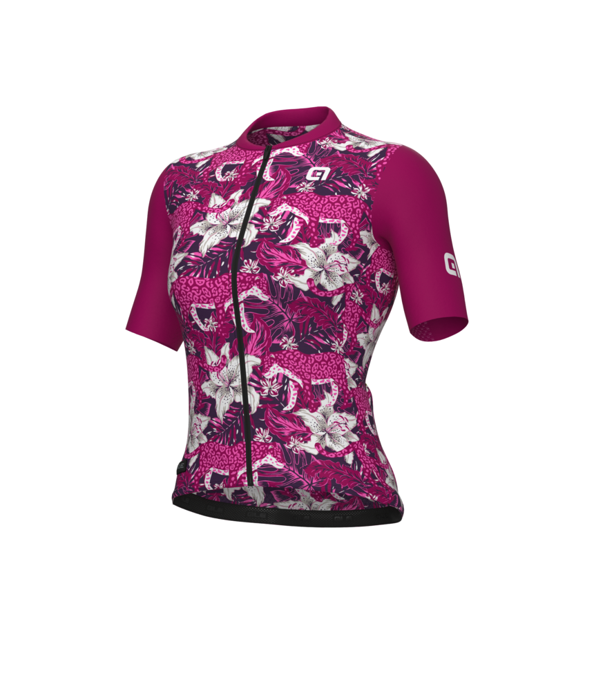 Letn D Msky Cyklo Dres Al Cycling Pr E Hibiscus Fialov Trenujeme