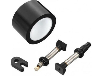 00.1918.126.005 - SRAM TUBELESS UNI VALVE/TAPE KIT 28MM, 2RIMS Množ. Uni