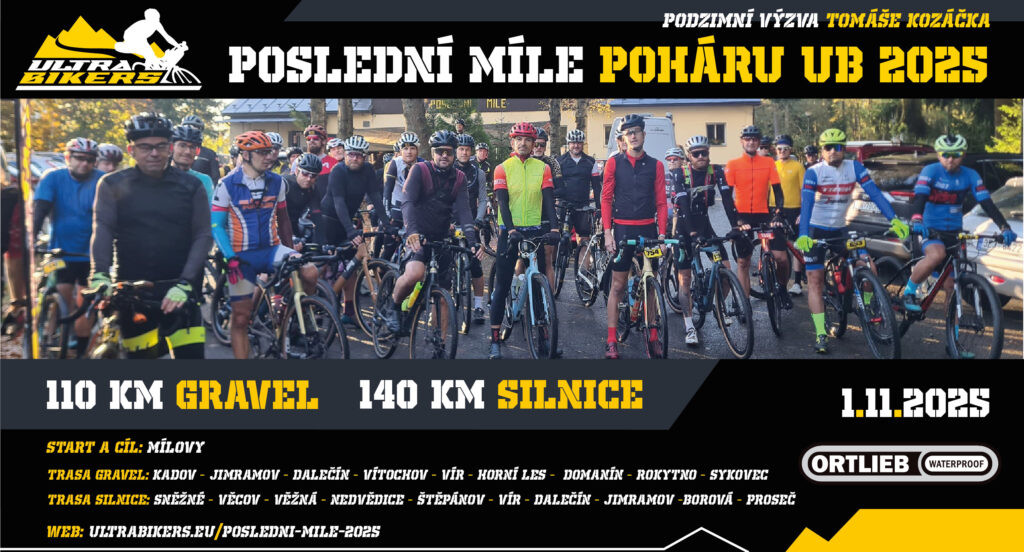 Poslední míle Poháru Ultrabikers 2025