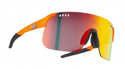 Cyklistické okuliare Neon Sky 2.0 Air oranžové + Pevné púzdro, Mirror Red cat 3