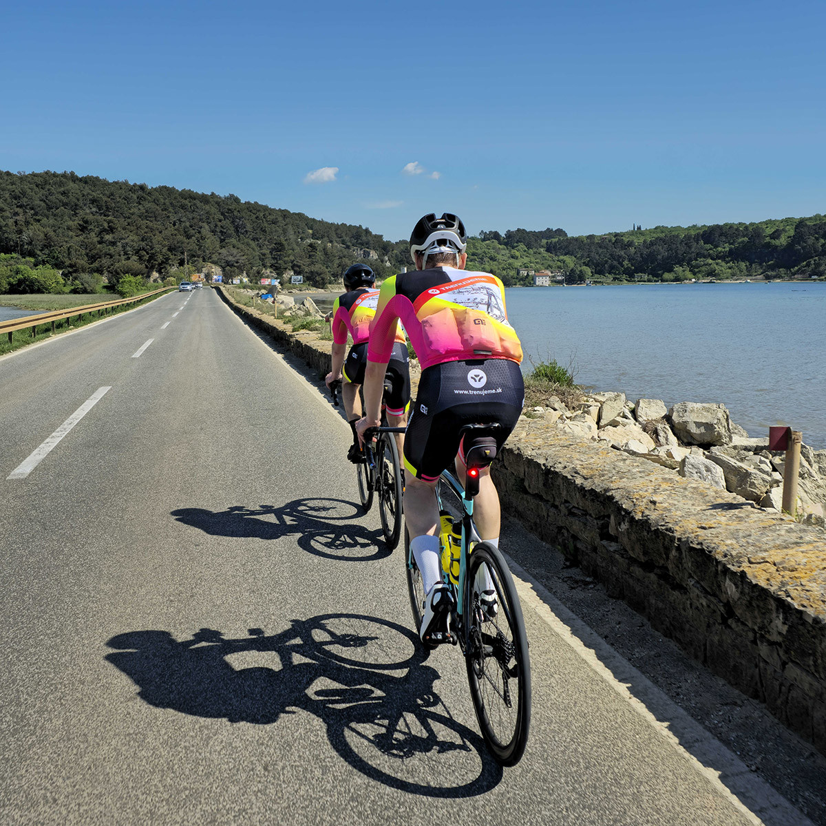 Nové cyklodresy tímu Trenujeme CC na Istria Gran Fondo Umag 2024 UCI World Series World Cup