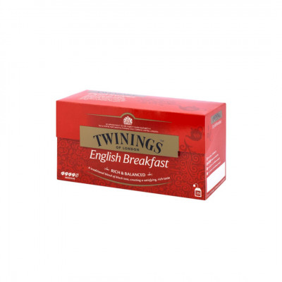 Twinings čierny čaj English Breakfast Tea 25x2 g