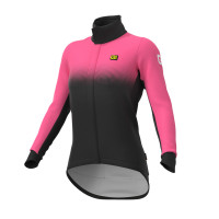 Zimná cyklistická bunda ALÉ dámská PR-S GRADIENT čierna/ružová