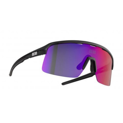 Cyklistické okuliare Neon Optic Arrow 2.0 Black Mat Mirror HD Fastred cat. 3 čierne/fialové