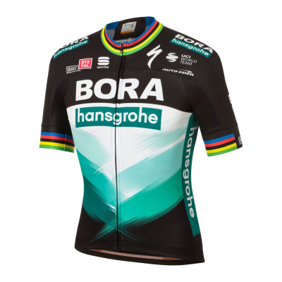 Letný cyklistický dres pánsky Sportful BODYFIT TEAM dúhový