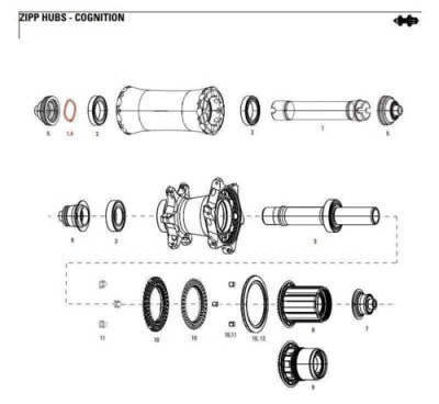 11.2018.032.003 - ZIPP AXLE WAVE SPRING COGNITION NSW Množ. Uni