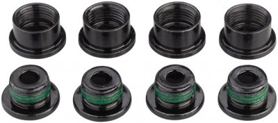 11.6918.005.000 - SRAM CHAINRING BOLT KIT 4 STEEL BLACK EMTB Množ. Uni