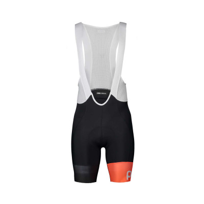 Cyklistické krátke nohavice pánske POC Essential Road VPDs Bib Shorts Black/Grey/White