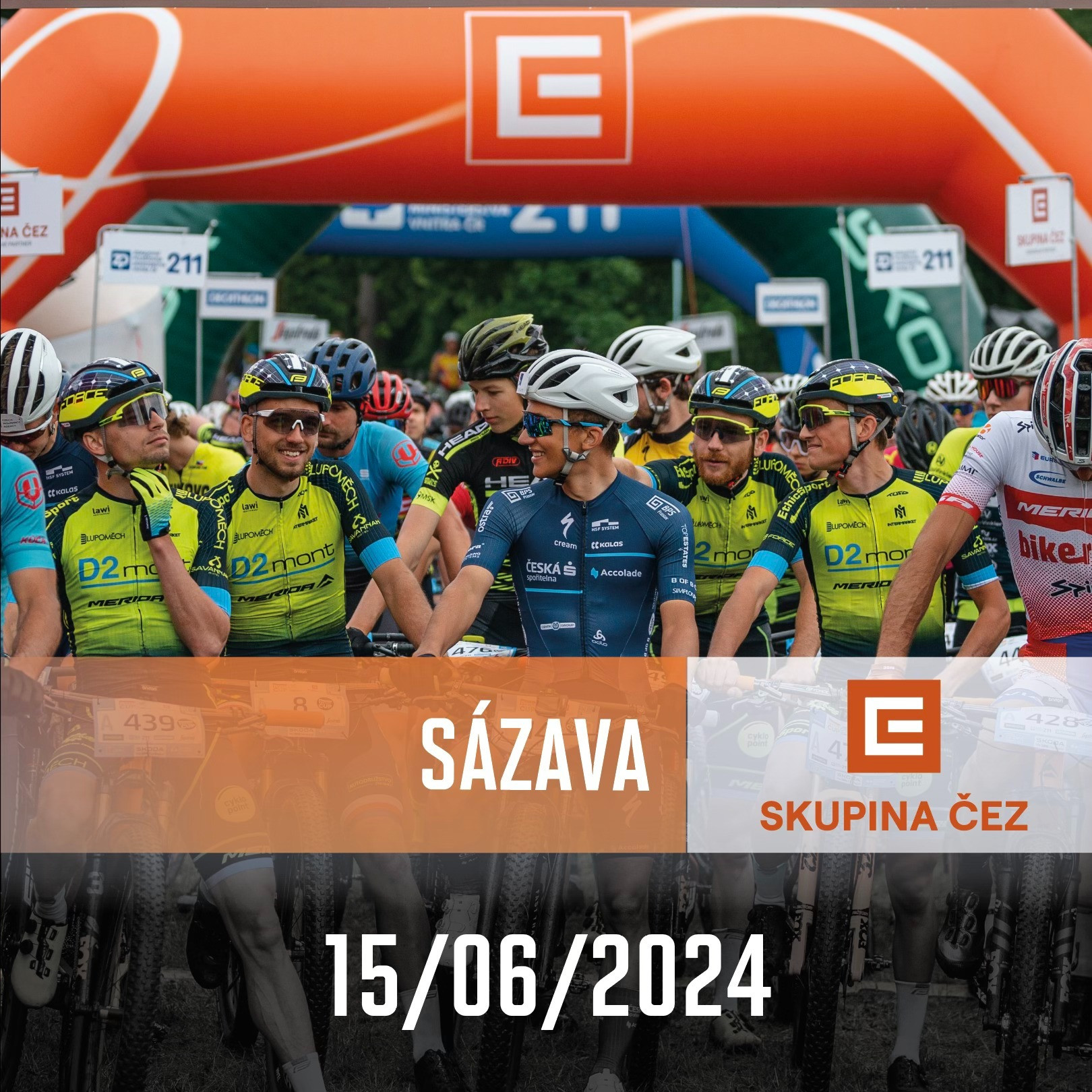 Cyklistické preteky horských bicyklov ČEZ Sázava 2024
