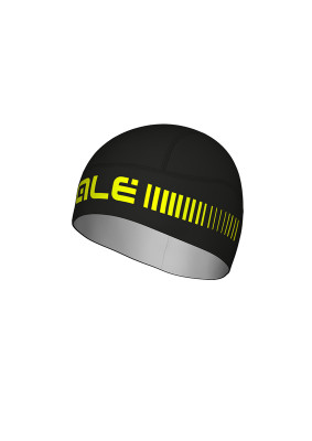 Cyklistická čiapka Alé Cycling Klima Head Cover čierna/žltá