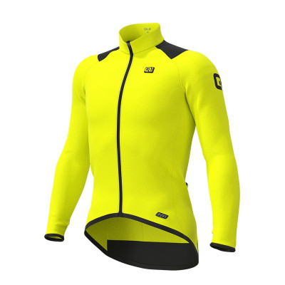 Zateplený cyklistický dres ALÉ pánský R-EV1 THERMAL žltý