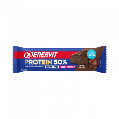 ENERVIT Protein Bar 50% - tmavá čokoláda