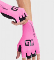 Letné cyklistické rukavice Alé Velocissimo Crono Glove ružové