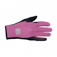 Bežecké rukavice Sportful STELLA Windstopper XC čierne/ružové