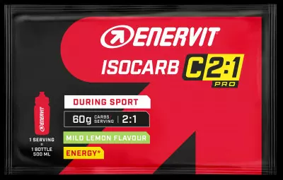 Energetický nápoj Enervit Isocarb C2:1 65 g citrón