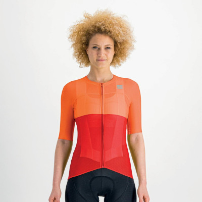 Letný dámsky cyklistický dres Sportful Pro červený