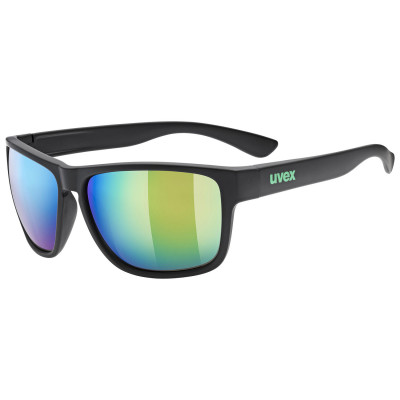 Cyklistické slnečné okuliare UVEX LGL 36 CV čierne/zelené