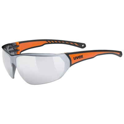 Cyklistické slnečné okuliare Uvex Sportstyle 204 čierne/oranžové