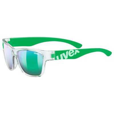 Športové slnečné okuliare UVEX SPORTSTYLE 508 biele/zelené