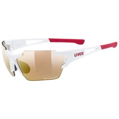 Cyklistické slnečné okuliare Uvex Sportstyle 803 Race biele/červené