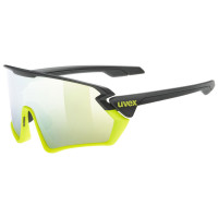 2022 UVEX BRÝLE SPORTSTYLE 231 BLACK LIME MAT / MIRROR YELLOW (CAT.3) Množ. Uni