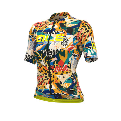 Letný dámsky cyklistický dres Alé Cycling PR-R Kenya Lady žltý