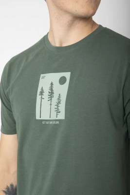 2117 of Sweden Apelviken pánské tričko, Forest Green 3XL
