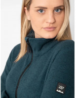 2117 of Sweden Trollebo dámská fleecová mikina, Dark Mint