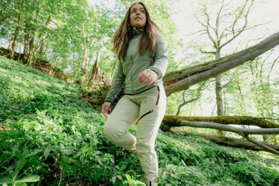 2117 of Sweden Trubo dámská fleecová hybridní bunda, Vintage Green XL