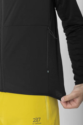 2117 of Sweden Trubo pánská fleecová hybridní bunda, Black XXL