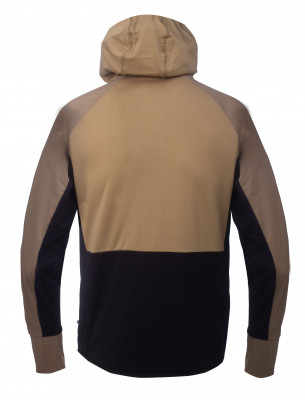 2117 of Sweden VIBO pánská outdoorová mikina s kapucí, kitt brown XL