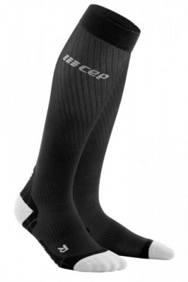 Bežecké kompresné ponožky dámske CEP Ultralight čierne