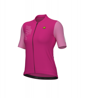 Letný cyklistický dres dámsky Alé Cycling Follow Me PR-E ružový