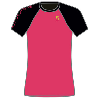 Outdoorové tričko detské Karpos Lavaredo ružové/čierne