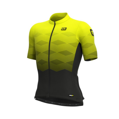 Letný cyklistický dres pánsky ALÉ PRR MAGNITUDE žltý