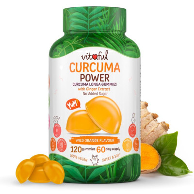 Gumené vitamíny Vitaful Curcuma Power 120 kapsúl