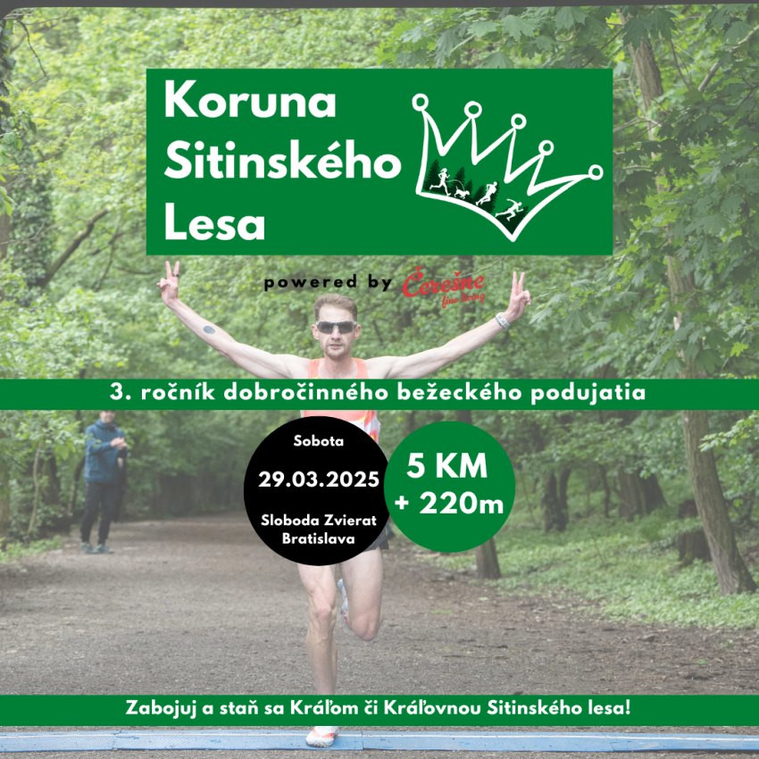 Koruna Sitinského lesa 2025 - beh Sitinským lesom