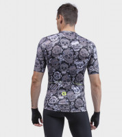 Letný cyklistický pánsky dres Alé Cycling Solid Mexico čierny