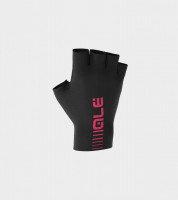 Letné cyklistické rukavice Alé Sunselect Crono Glove čierne/ružové