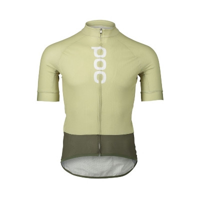 Letný cyklistický dres pánsky POC Essential Road zelený