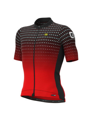 Letný cyklistický dres pánsky ALÉ PRS BULLET - čierno-červený Letný cyklistický dres pánsky ALÉ PRS BULLET - čierno-červený