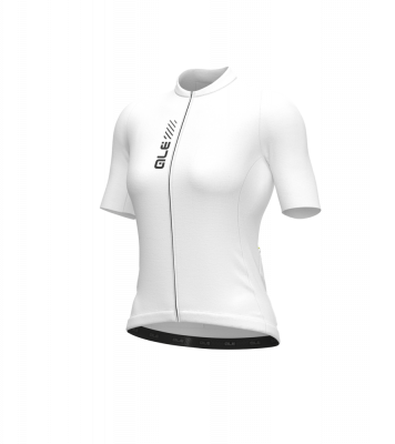 Letný cyklistický dres Alé Cycling Pragma Color Block dámsky biely