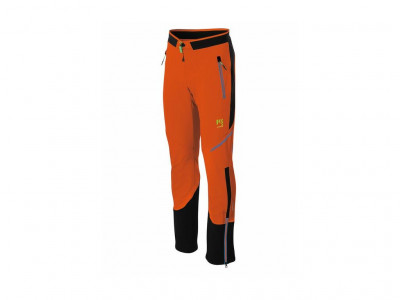 Outdoorové nohavice pánske Karpos ALAGNA PLUS EVO oranžové/čierne