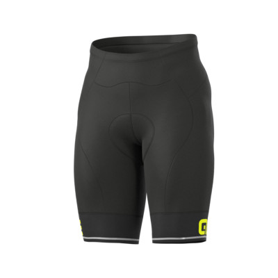 Letné cyklistické nohavice Alé Cycling Corsa Solid pánske čierne/žlté