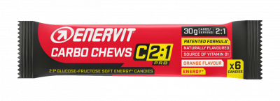 Energetické želatinky Enervit Carbo Chews C2:1 pomaranč