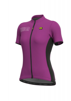 Letný cyklistický dres dámsky ALÉ SOLID COLOR BLOCK LADY - cyklaménový Letný cyklistický dres dámsky ALÉ SOLID COLOR BLOCK LADY - cyklaménový
