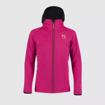 Zateplená outdoorová bunda detská Karpos Lavaredo Winter ružová/čierna