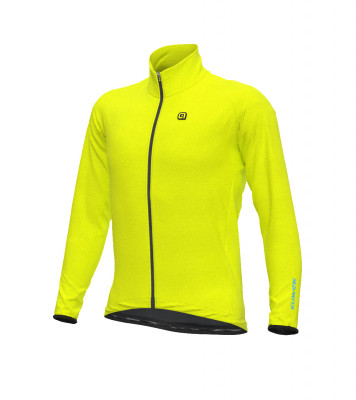 Cyklistická pánska vodeodolná bunda Alé Klimatik Guscio Racing Jacket žltá