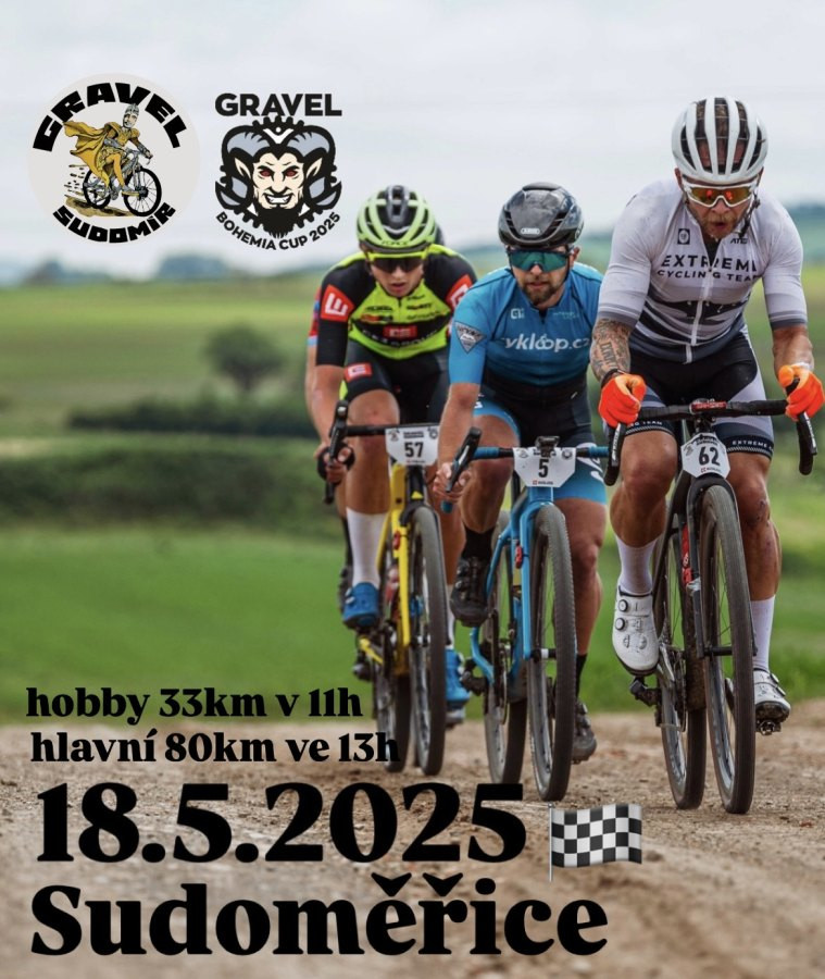 Gravel Sudomír 2025 - gravelový cyklistický závod