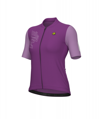 Letný cyklistický dres Alé Cycling Follow Me PR-E dámsky fialový